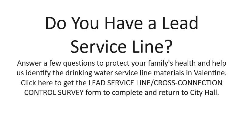 Do You Have a Lead Service Line? Answer a few questions to help us identify the drinking water service line materials.